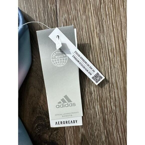 Adidas Girls 14 Multicolored Leggings NWT, Aeroready, Slim Fit - Picture 4 of 4